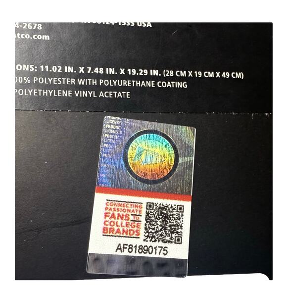 NCAA Purdue BACKPACK COOLER Large 26 Can Boilermakers Padded 20” Black Lunch Box - Picture 9 of 16